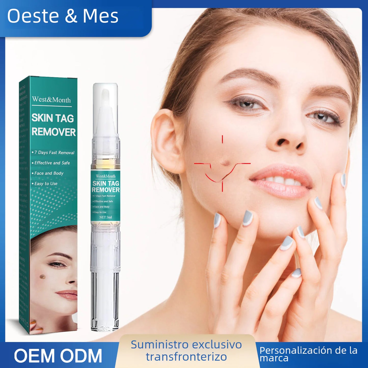West&Month Wart Removal Pen for Smooth Skin Repair